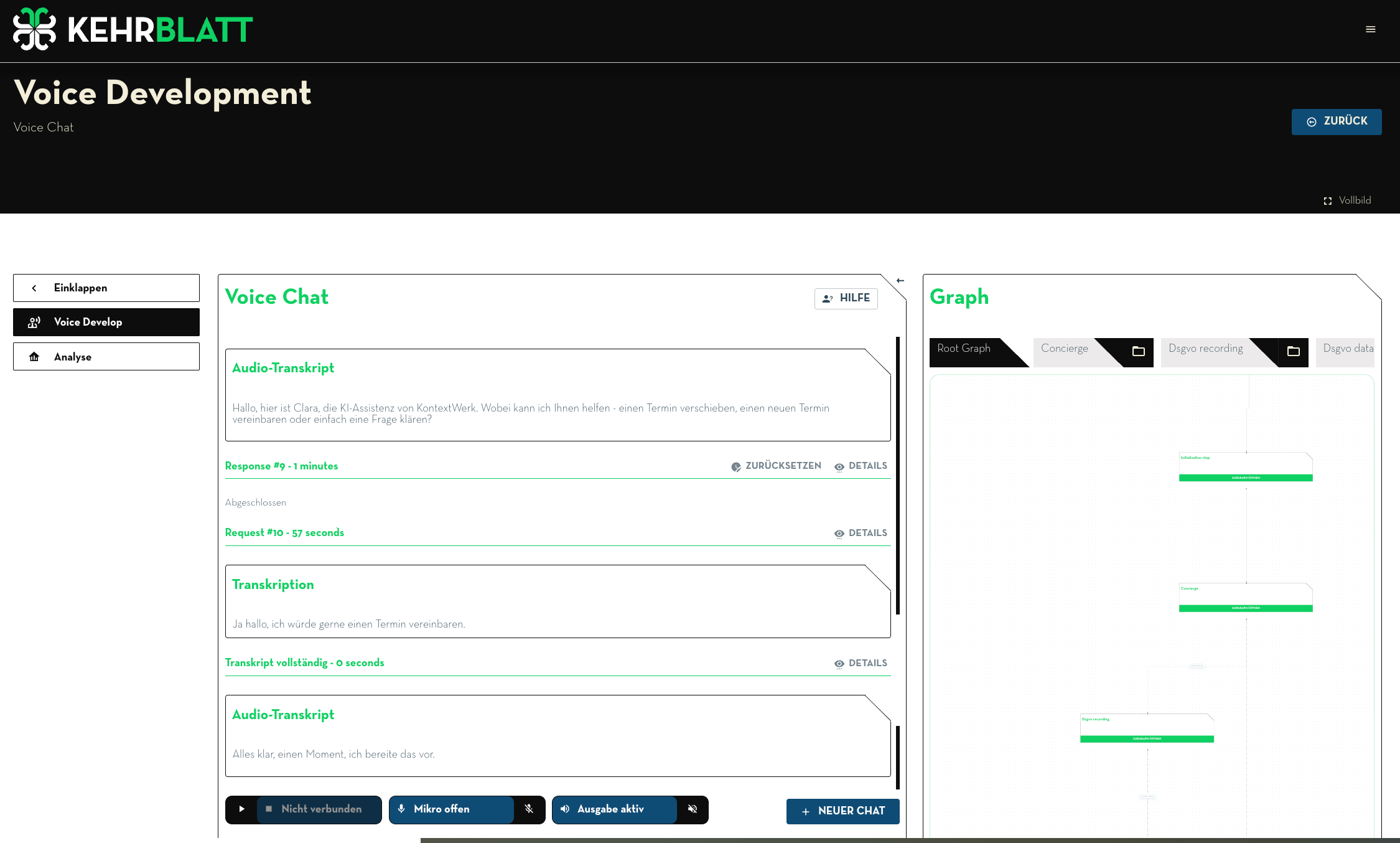 KehrBlatt – Kalenderintegration und Termine
